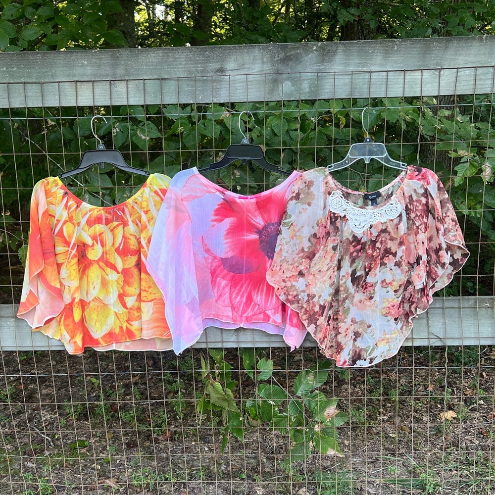 3 Size Small Blouses